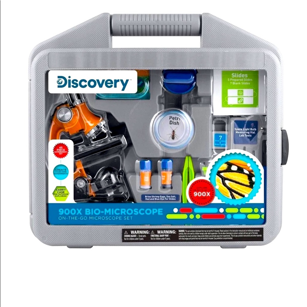 NWT Kids biological microscope with case